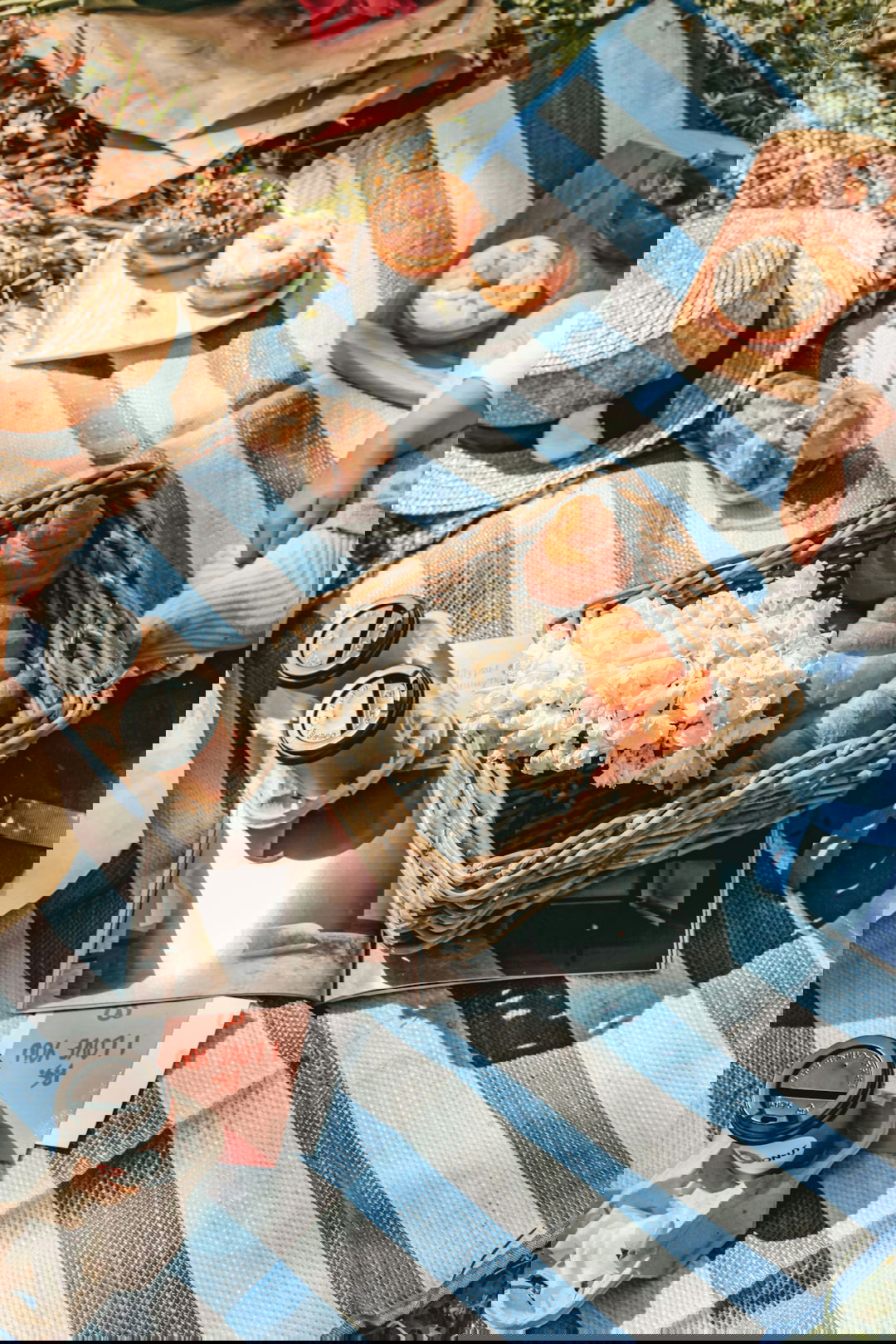 white flowers in brown woven basket